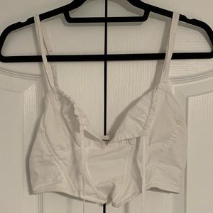 Garage Cropped Corset Top